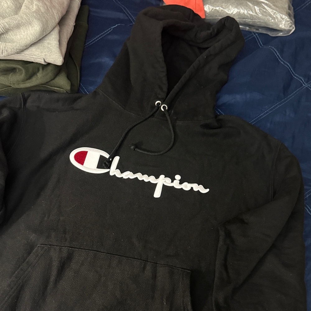 Champion Black Hoodie